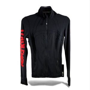 lululemon athletica women’s Black Jacket with Red Accents
